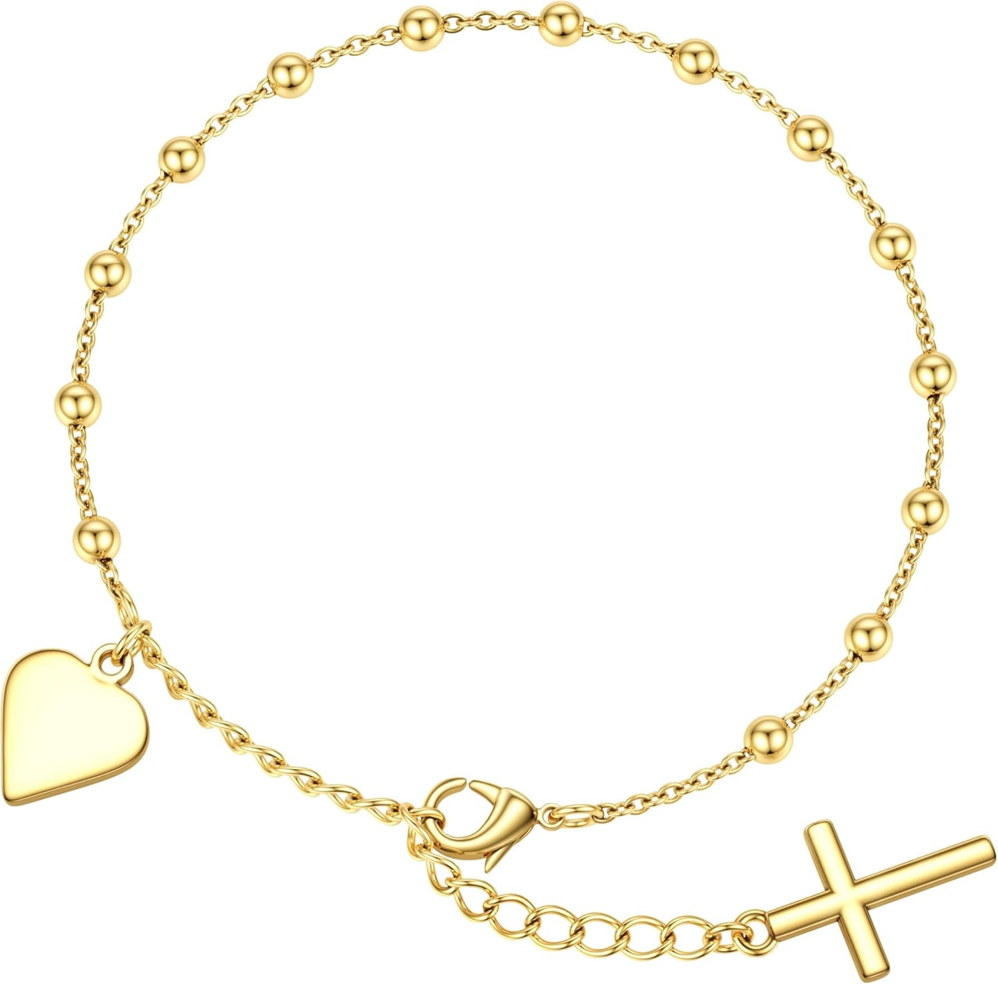 Manufacturer  TEN MIRO 16k Chunky Gold Bracelets for Women Non Tarnish,Womens Gold Bracelet Stack Layered Chunky Chain Bracelets Waterproof Link Bracelets Rope Tennis Satellite Bead Ball Bracelet Jewelry Gifts for Womens  bracelets