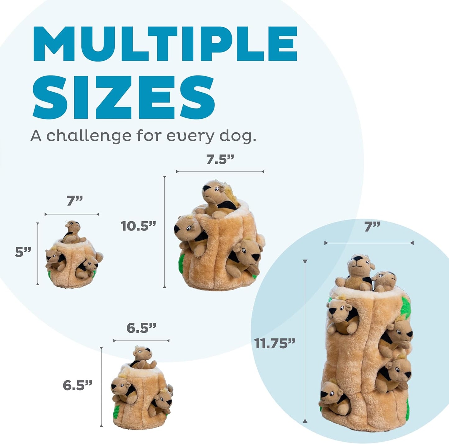 Manufacturer   Outward Hound Hide A Squirrel Plush Dog Toy Puzzle, XL    Dog toy