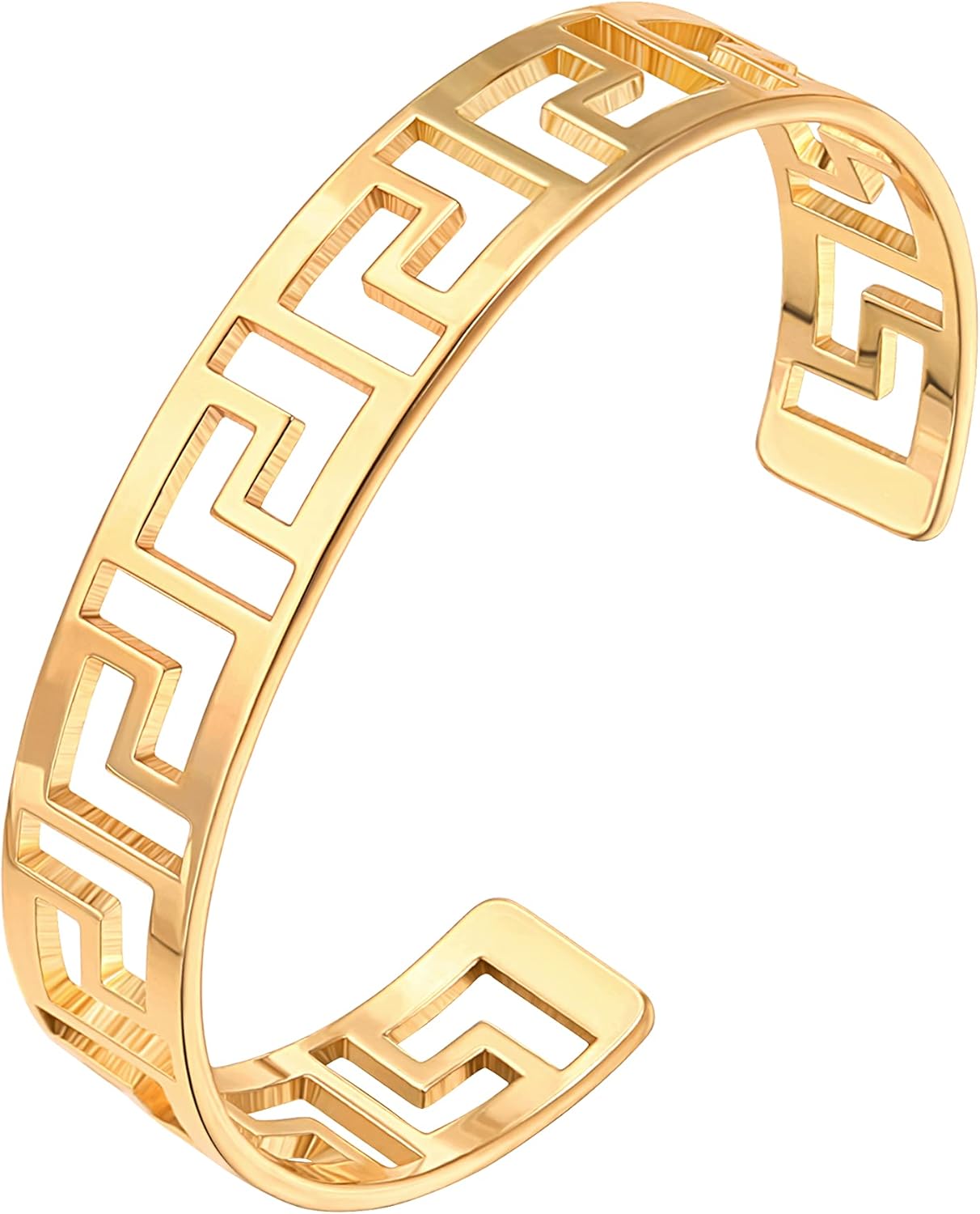 Manufacturer  PERNNLA PEARL Dainty Gold Bar Bracelet for Women Simple Delicate Thin Cuff Bangle Hook Bracelet 18K Gold Plated Handmade Minimalist Jewelry  bracelets