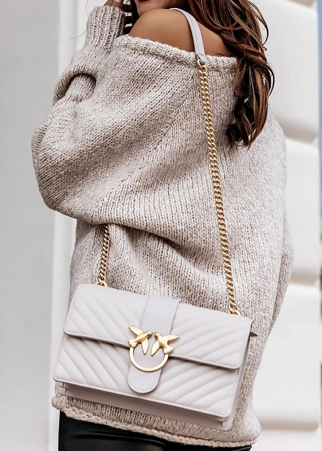 Manufacturer  BTFBM Women Casual Long Sleeve Fall Sweaters Crew Neck Solid Color Soft Ribbed Knitted Oversized Pullover Loose Fit Jumper   sweaters