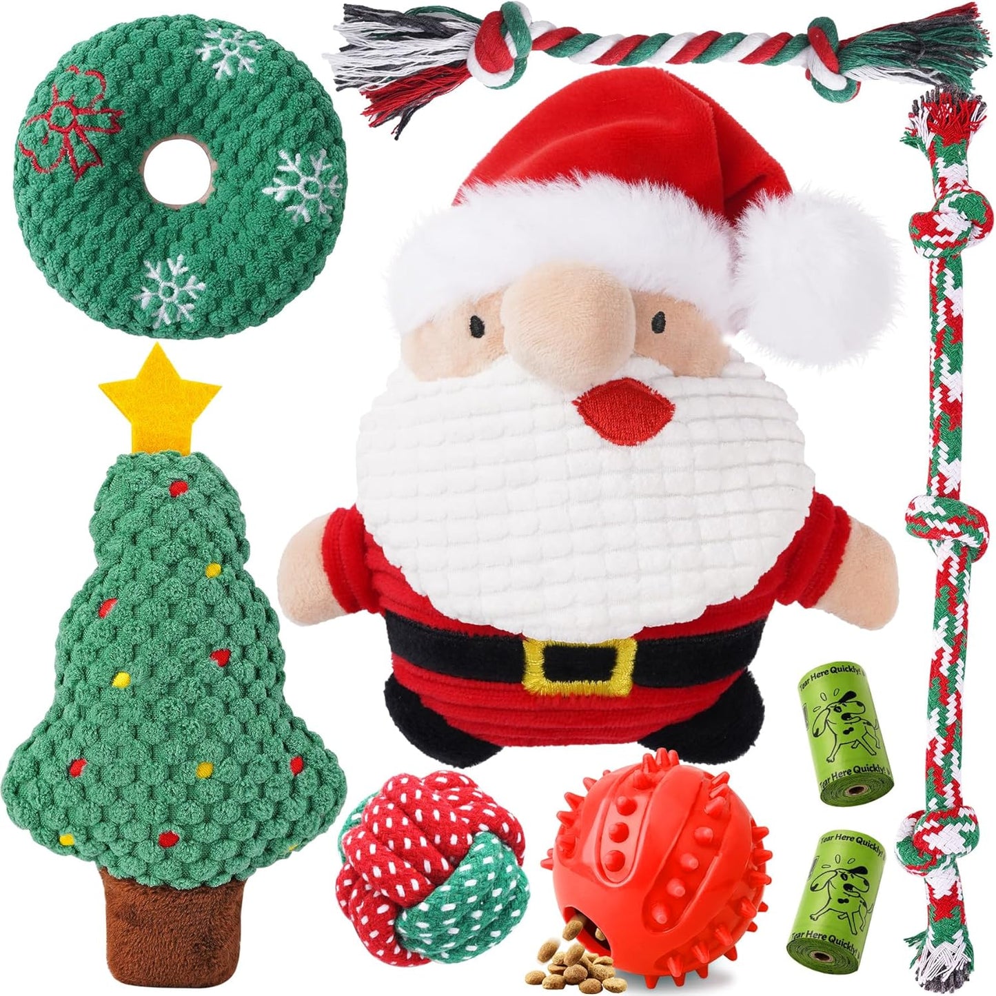 Manufacturer   Zeaxuie 9 Pack Luxury Puppy Toys for Teething Small Dogs, Puppy Chew Toys with Cute Squeaky Dog Toys, Ball and More Rope Dog Chew Toys    Dog toy