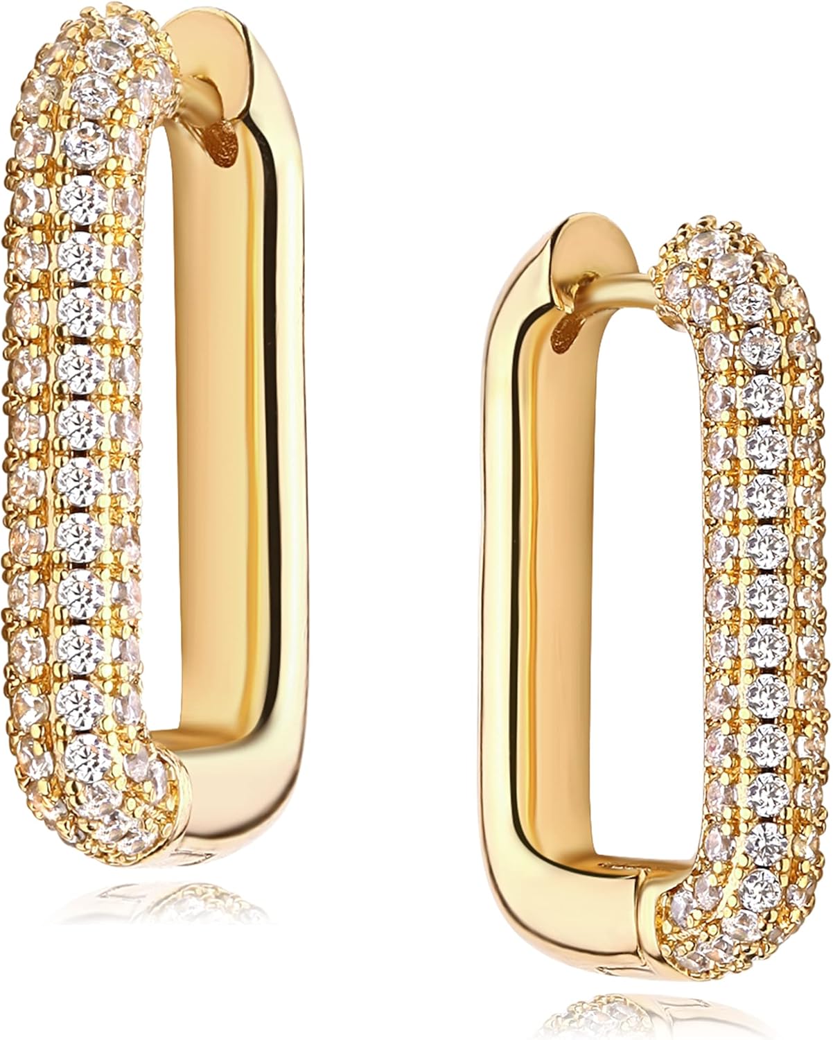 Manufacturer  VACRONA Cubic Zirconia Huggie Earrings 14k Gold Plated Tiny Earrings Small Huggie Hoop Earrings Simple Lightweight Hoops Gift for Women  earring