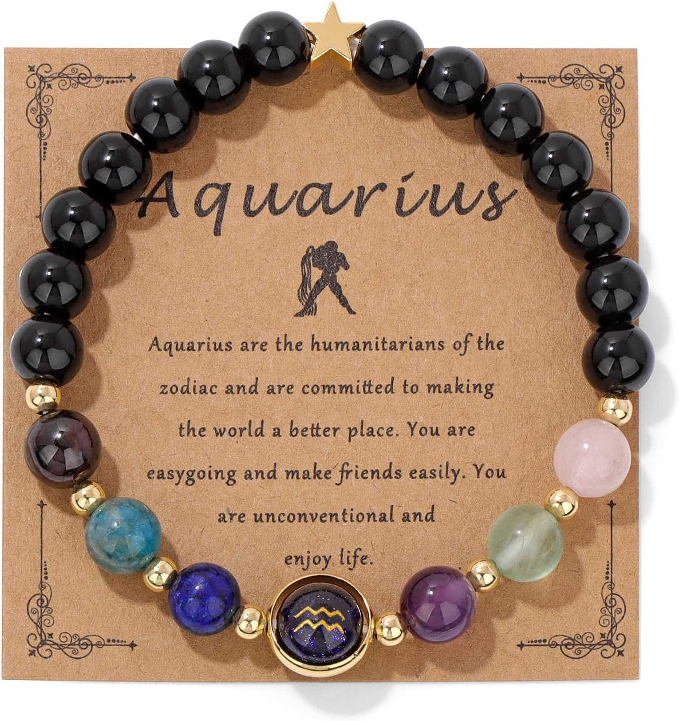 Manufacturer  GolbalJew Zodiac Bracelets for Women 12 Constellations Healing Crystal Stone Beads Bracelet Birthday Zodiac Gifts Horoscope Spiritual Bracelet  bracelets