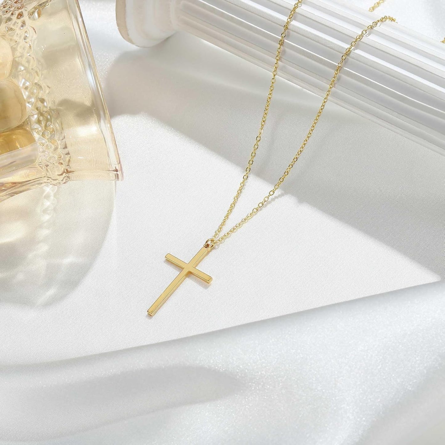 Manufacturer  MONOZO Cross Necklace for Women，14K Gold Plated Cross Necklace Layered Gold Cross Necklace Tiny Sideway Cross Choker Necklace Gold Cross Necklaces for Women Trendy Gold Jewelry Gifts for Women Trendy  necklace