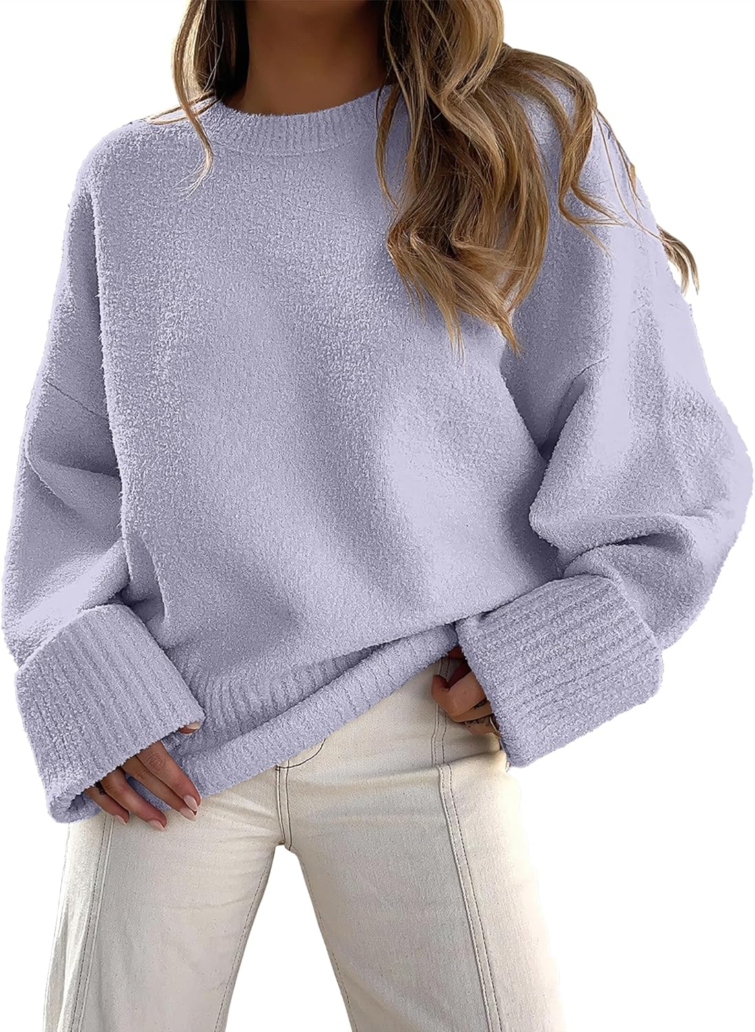 Manufacturer  ANRABESS Women's Oversized Sweaters 2025 Long Sleeve Fuzzy Knit Casual Chunky Pullover Sweater Fall Outfits Clothes   sweaters