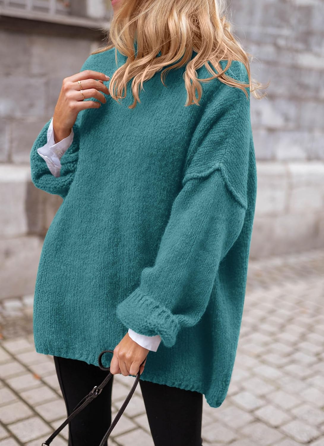 Manufacturer  PRETTYGARDEN Oversized Sweaters for Women  Chunky Turtleneck Sweater Fall Clothes Long Sleeve Tops Winter Clothing   sweaters