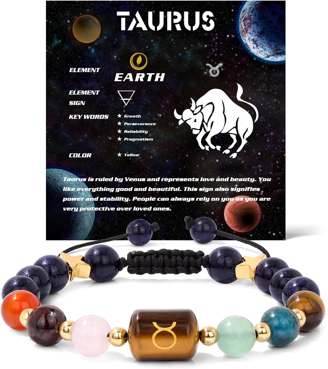 Manufacturer  GolbalJew Zodiac Bracelets for Women 12 Constellations Healing Crystal Stone Beads Bracelet Birthday Zodiac Gifts Horoscope Spiritual Bracelet  bracelets