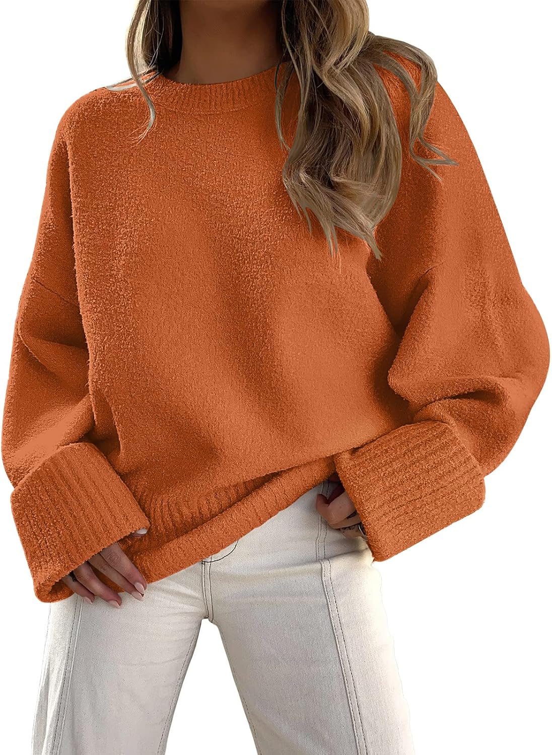 Manufacturer  LILLUSORY Women's Oversized Sweaters Fuzzy Chunky Warm Pullover Sweater   sweaters