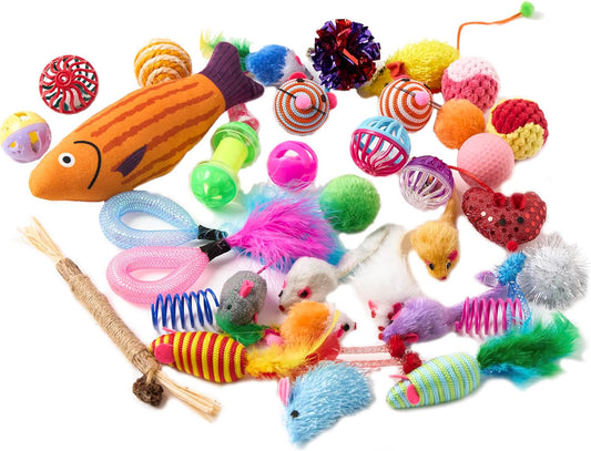 Manufacturer  Fashion's Talk Cat Toys Variety Pack for Kitty 20 Pieces    Cat toy