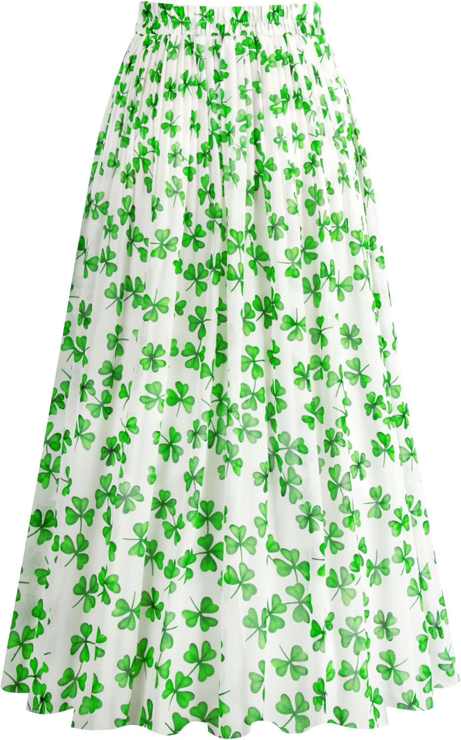 Manufacturer  Kingfancy Women's Pleated Skirt Chiffon Elastic Waist A-Line Midi Length Skirt skirts