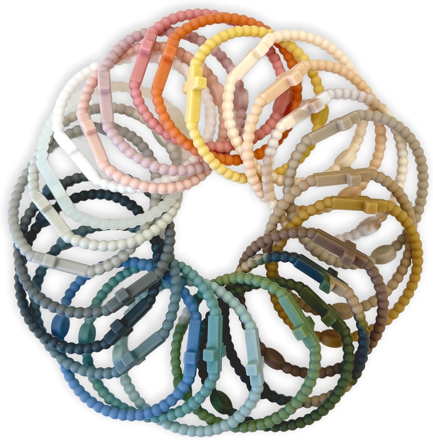 Manufacturer  Ryan & Rose Jesus Bracelets - Cross Silicone Bracelet  bracelets