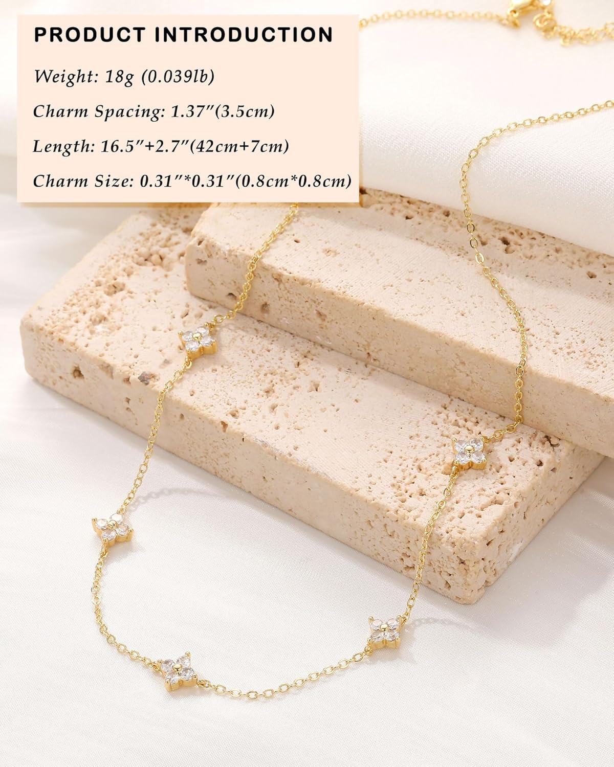 Manufacturer  FUNEIA Dainty Silver Gold Necklaces for Women Trendy Non Tarnish 14K Gold Plated Cubic Zirconia Necklace Layered Cute Butterfly Heart Station Choker Necklace Stack for Wedding Prom Brides Jewelry  Necklace