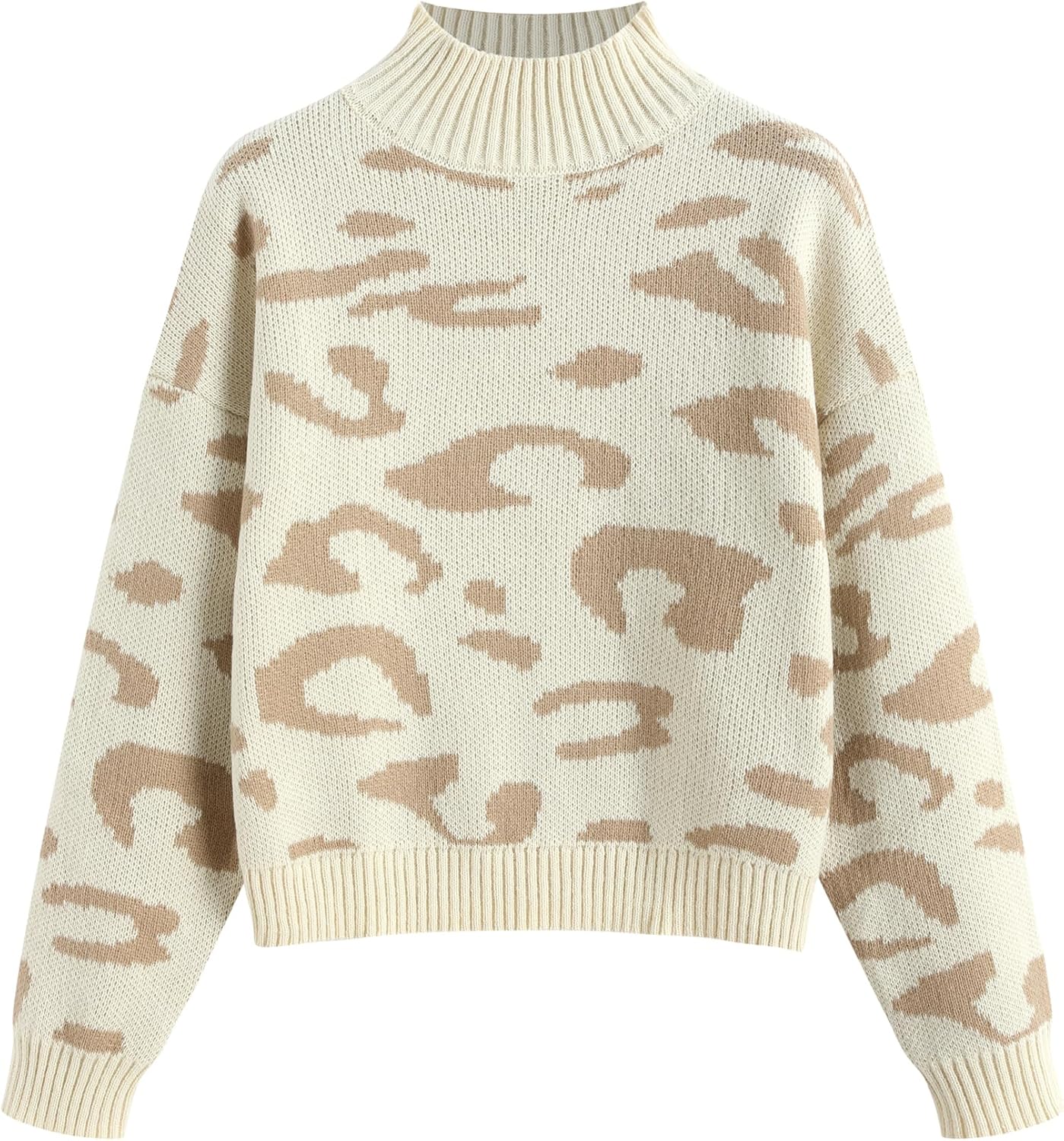 Manufacturer  ZAFUL Women's Cropped Turtleneck Sweater Lantern Sleeve Ribbed Knit Pullover Sweater Jumper   sweaters