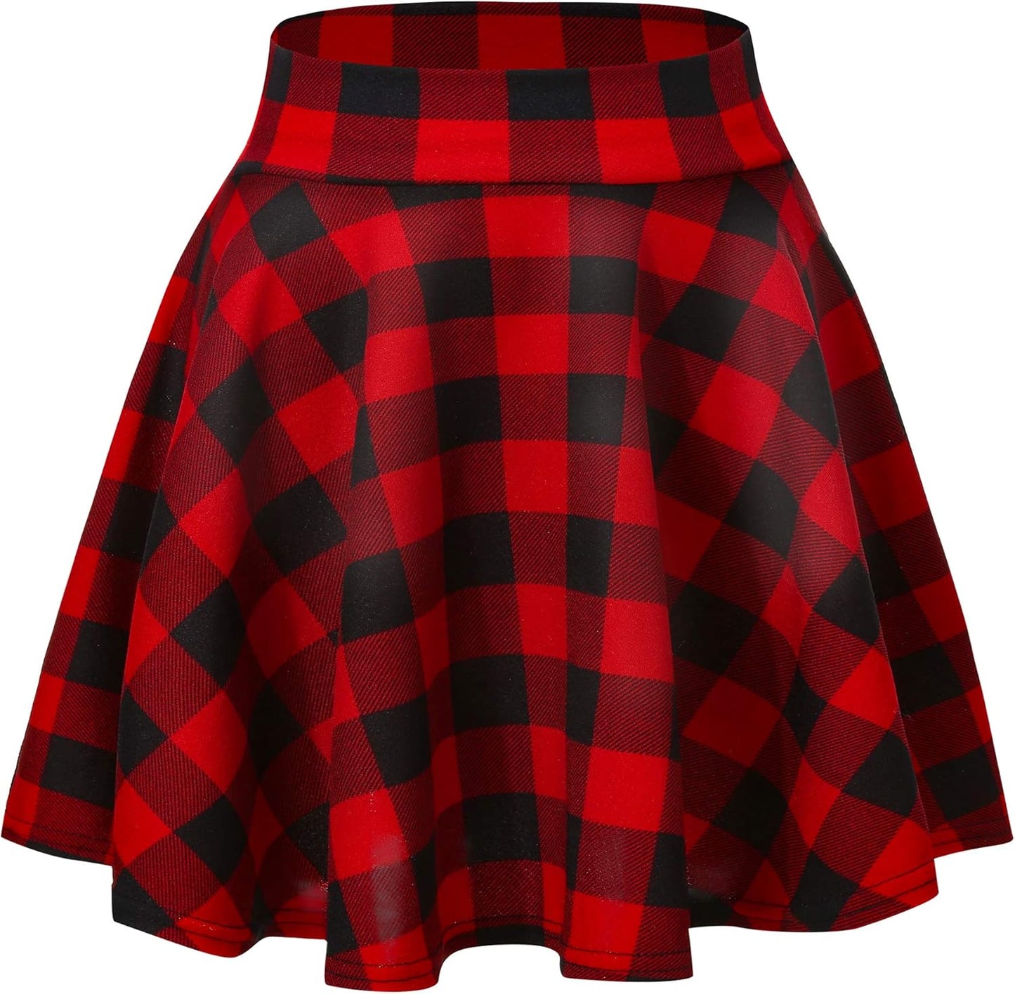 Manufacturer  Urban CoCo Women's Basic Versatile Stretchy Flared Casual Mini Skater Skirts