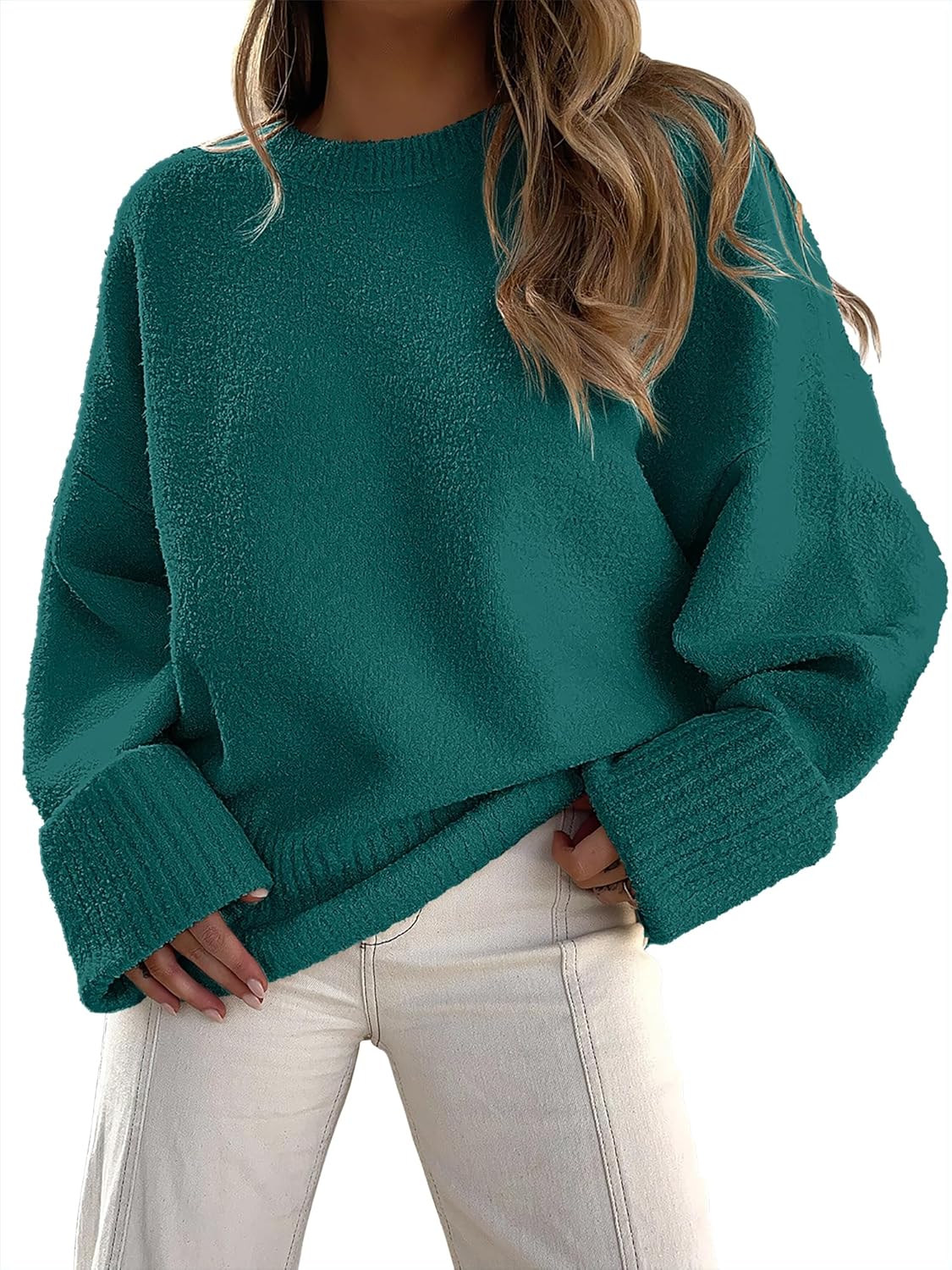 Manufacturer  ANRABESS Women's Oversized Sweaters 2025 Long Sleeve Fuzzy Knit Casual Chunky Pullover Sweater Fall Outfits Clothes   sweaters