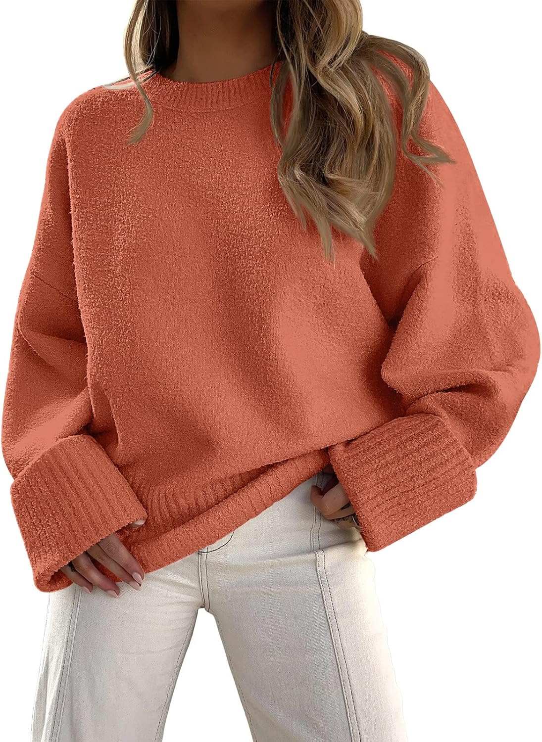 Manufacturer  LILLUSORY Women's Oversized Sweaters Fuzzy Chunky Warm Pullover Sweater   sweaters