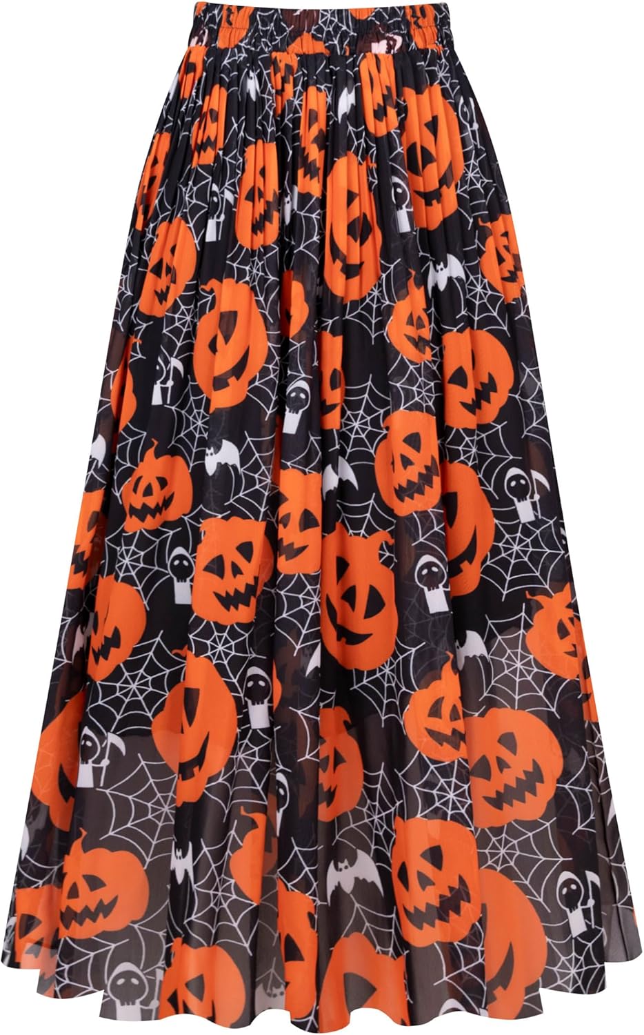 Manufacturer  Kingfancy Women's Pleated Skirt Chiffon Elastic Waist A-Line Midi Length Skirt skirts