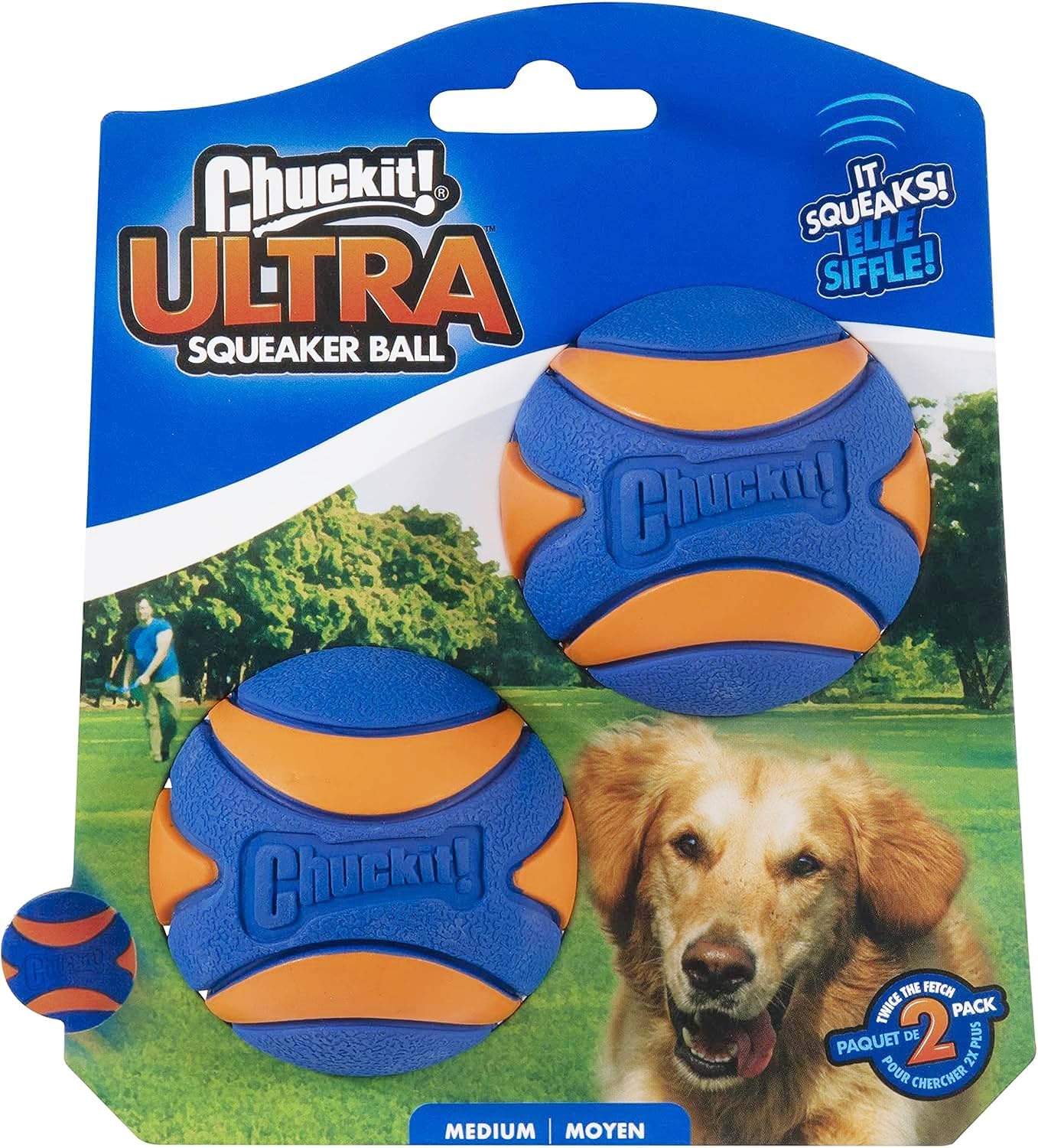 Manufacturer   Chuckit! Ultra Ball Dog Toy with Chuckit! Cleaning Bucket Bundle, Bouncy Fetch Pet Toys For Dogs 20-60 lbs, Interactive Dog Toys, Durable Rubber, Size Medium, 2.5-inch Diameter, 8-Pack of Balls    Dog toy