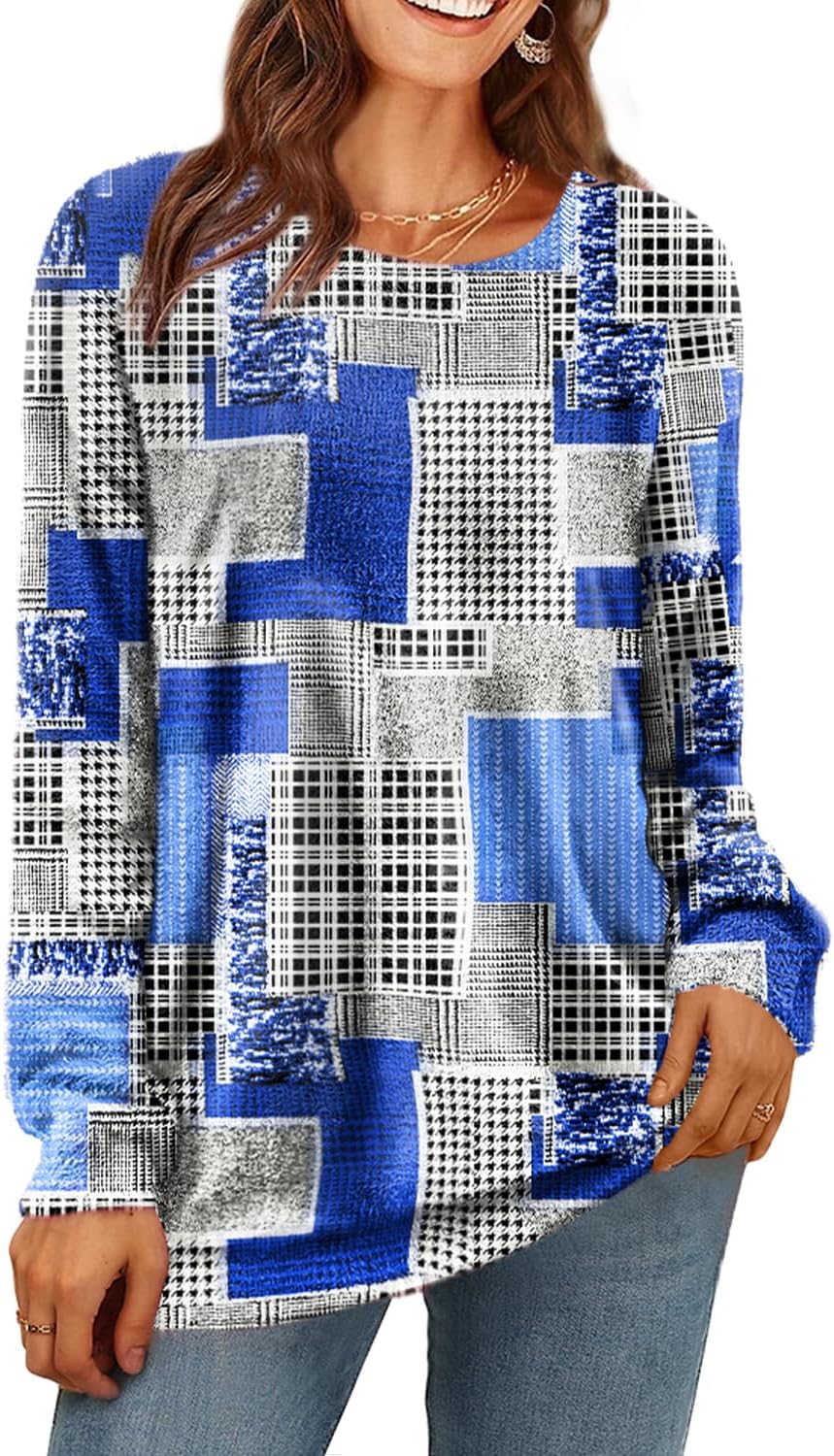 Manufacturer  YESNO Women Christmas Sweater Graphic Printed Oversized Pullover Sweaters Casual Loose Knit Tops S01   sweaters