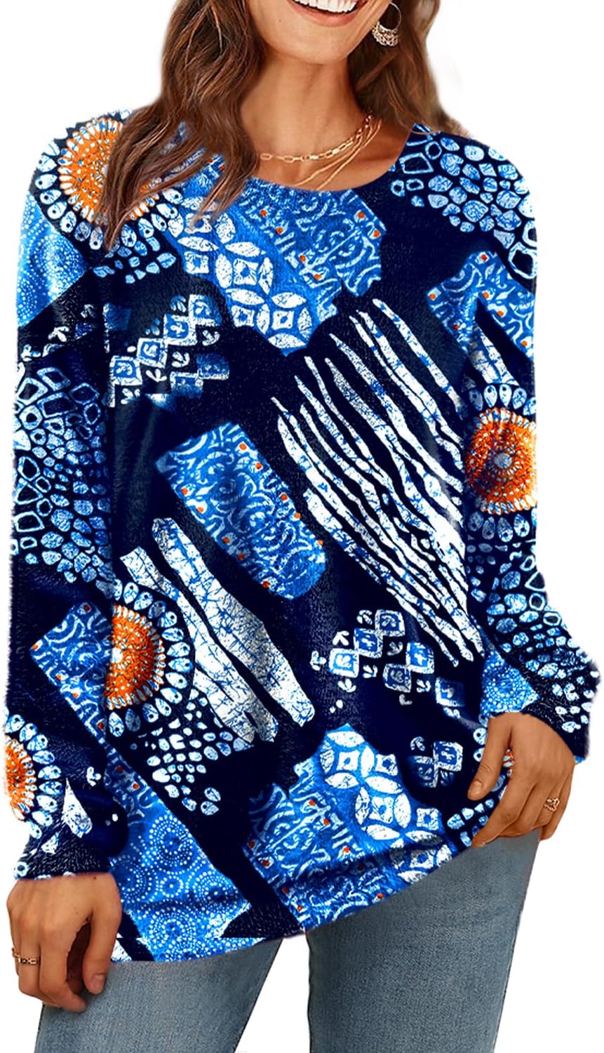 Manufacturer  YESNO Women Christmas Sweater Graphic Printed Oversized Pullover Sweaters Casual Loose Knit Tops S01   sweaters