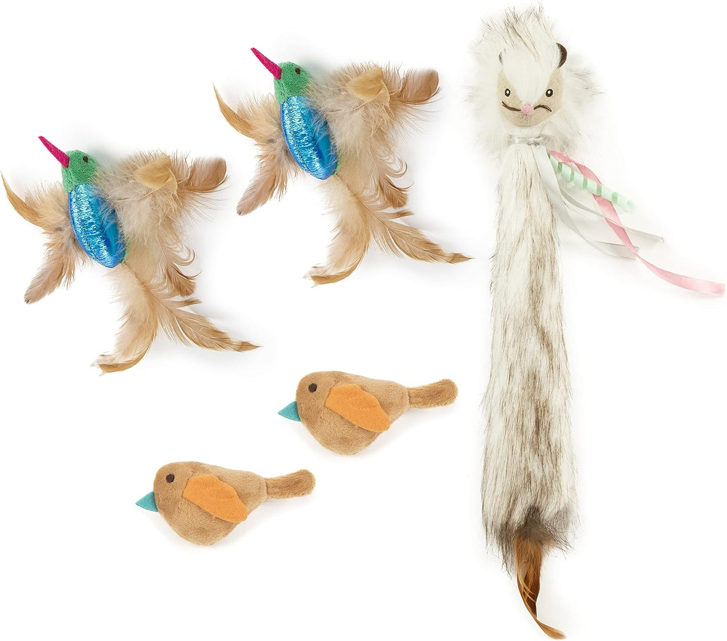 Manufacturer  SmartyKat Chickadee Chirp Electronic Sound Cat Toy, Contains Catnip, Battery Powered - Light Brown, One Size    Cat toy