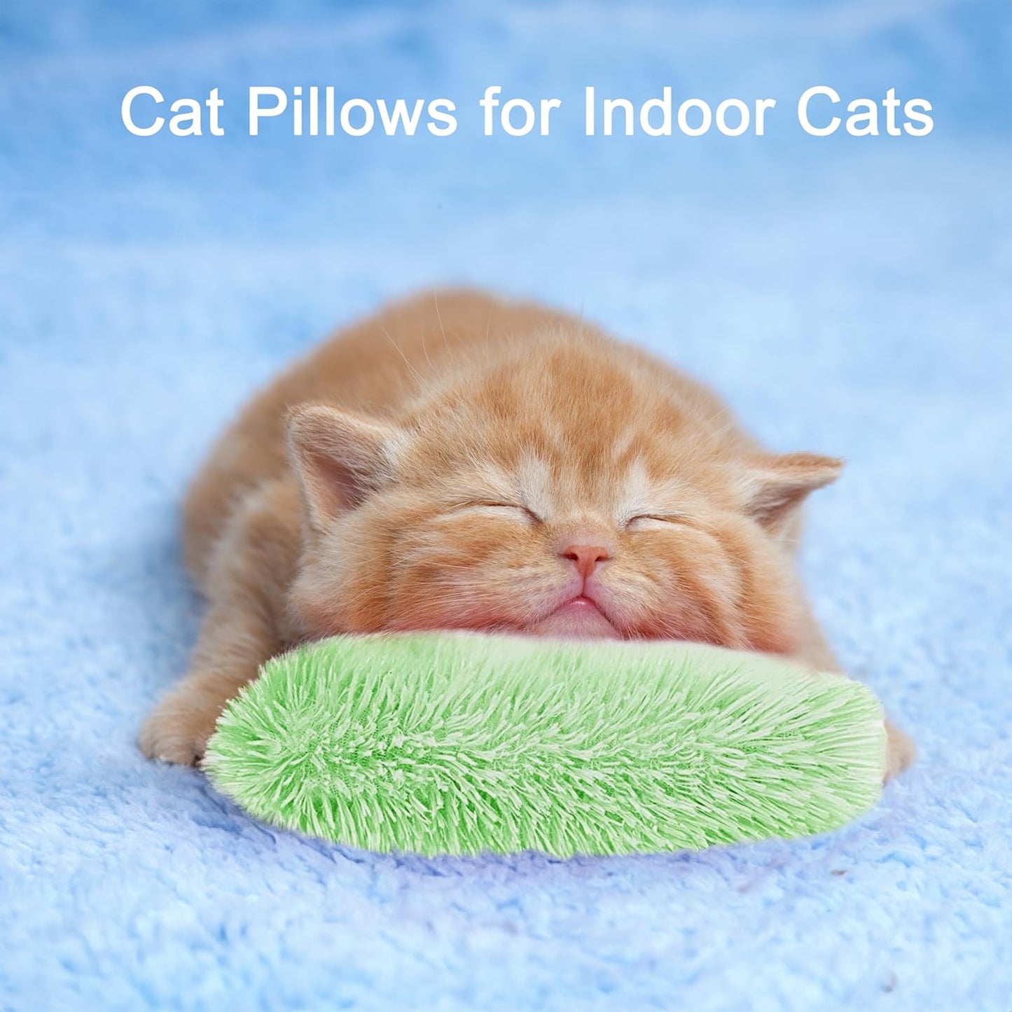 Manufacturer  3 Pcs Interactive Cat Toys Cat Pillows, Soft and Durable Crinkle Sound Catnip Toys, for Indoor Cats Funny Kitten Toys Exercise    Cat toy