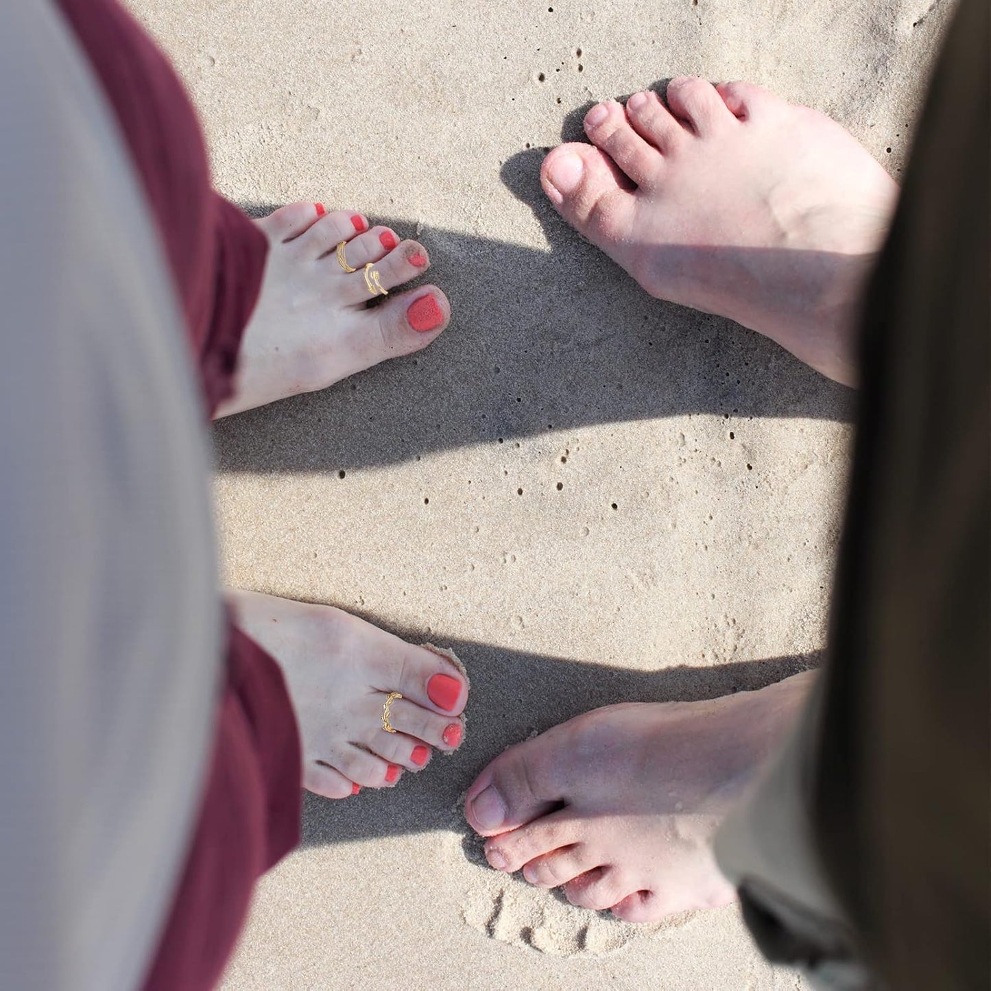 Manufacturer  MAGIDOVE 24PCS Adjustable Toe Rings for Women Open Toe Ring Knot Toe Ring Summer Beach Foot Jewelry   rings