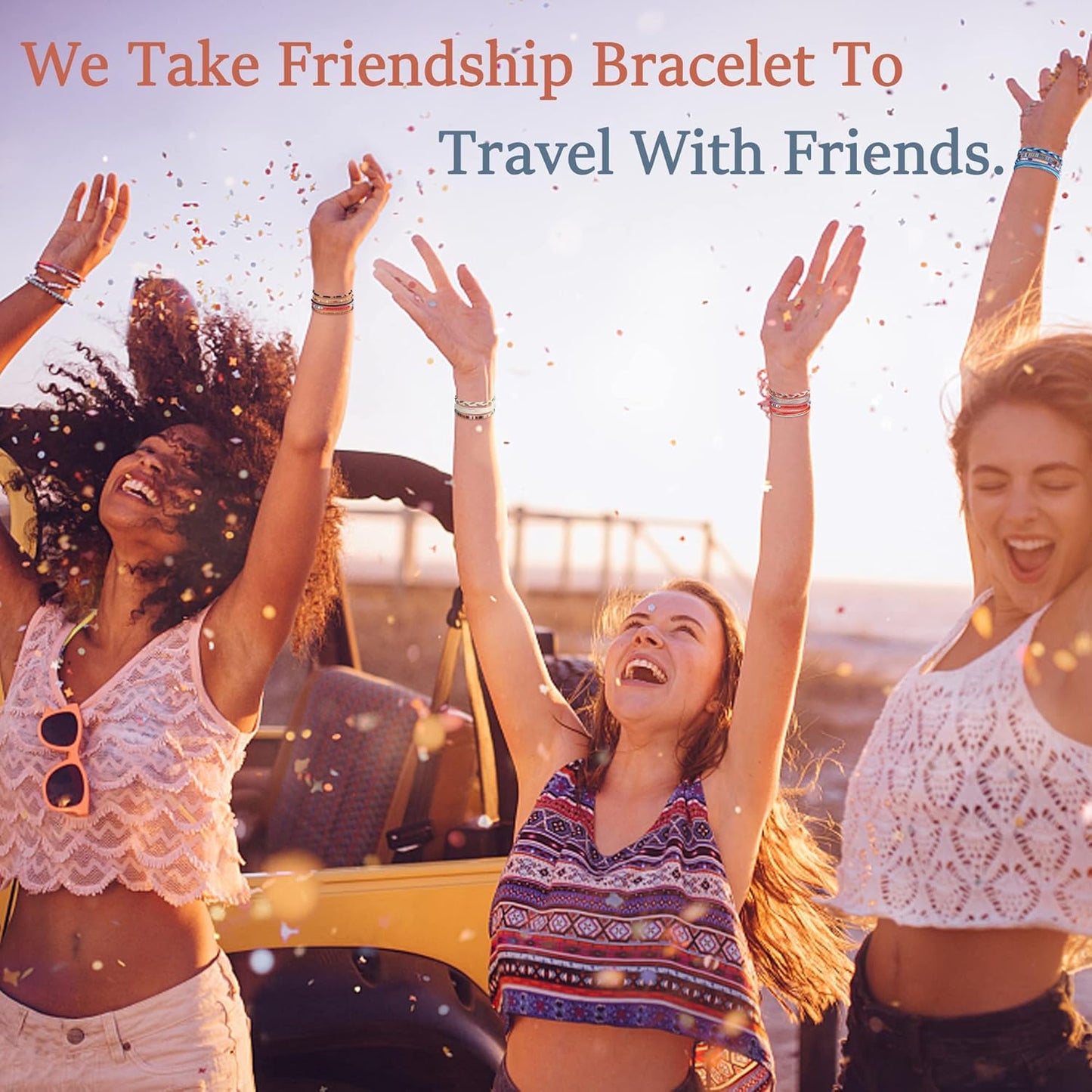 Florideco 24 Pcs Boho Surfer Bracelet Anklet Adjustable Beaded Anklets Handmade Braided Bracelet Colorful Anklet Summer String Rope Ankle Bracelets Waterproof Surfer Beach Bracelet Boho Jewelry for Women Men