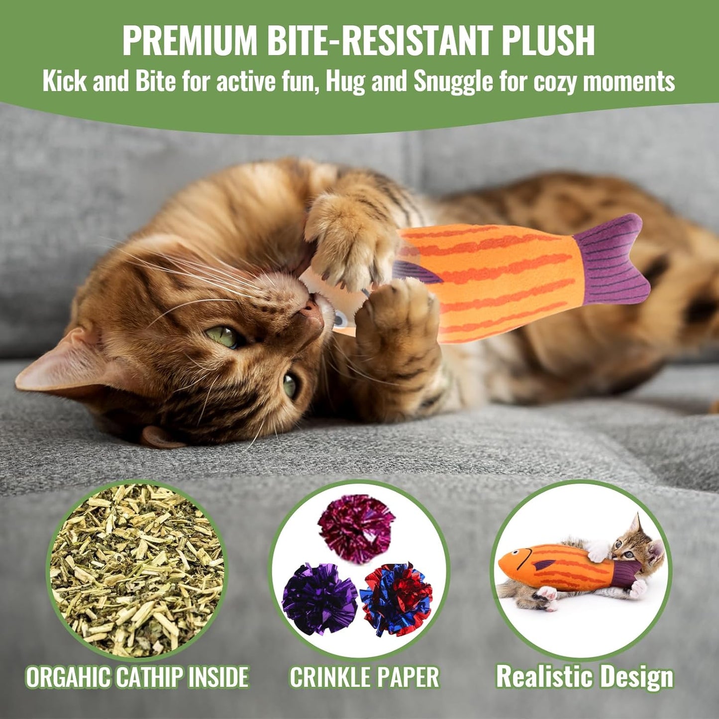 Manufacturer  Fashion's Talk Cat Toys Variety Pack for Kitty 20 Pieces    Cat toy