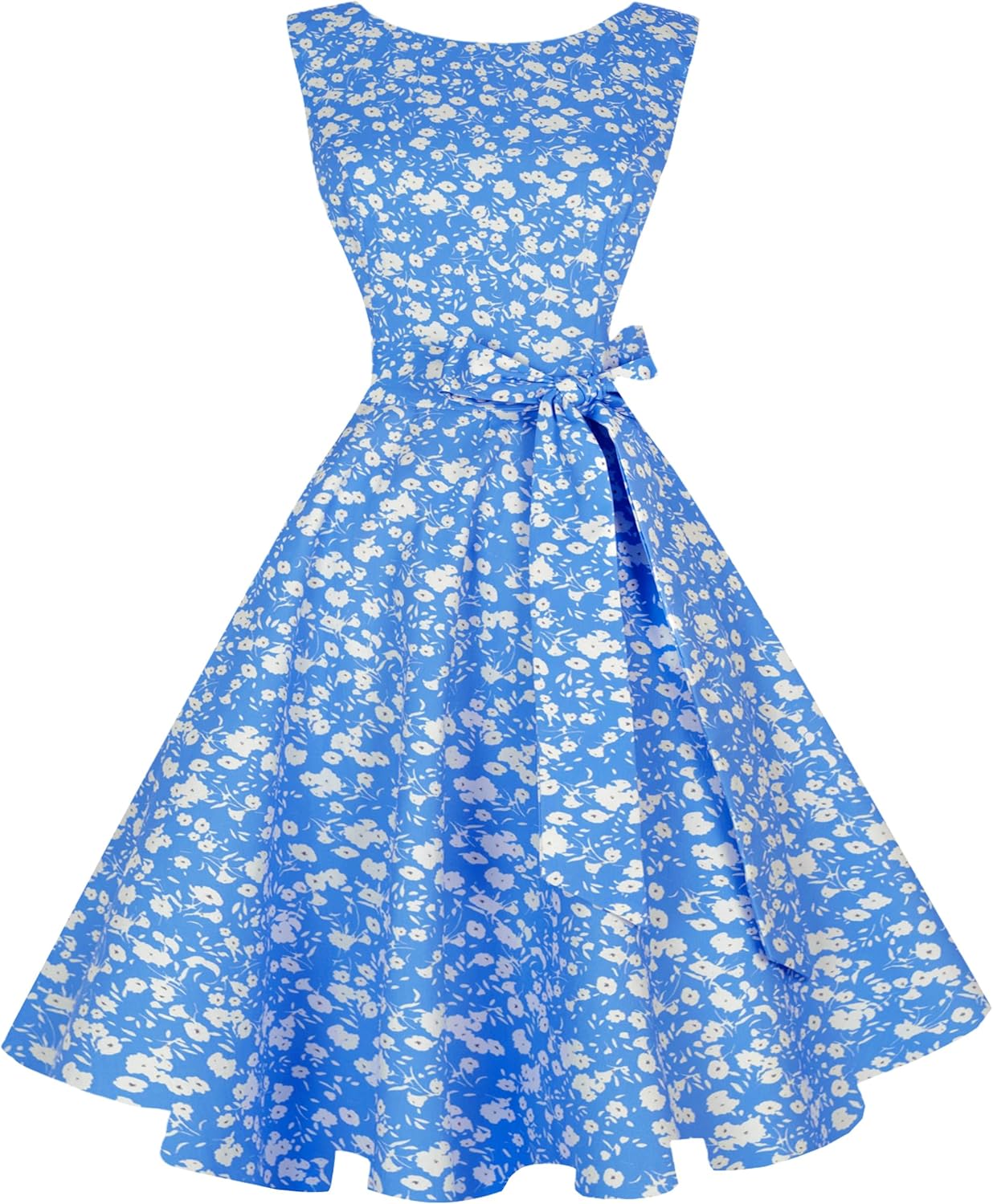 Manufacturer  Hanpceirs Women's Boatneck Sleeveless Swing Vintage 1950s Cocktail Dress New dresses