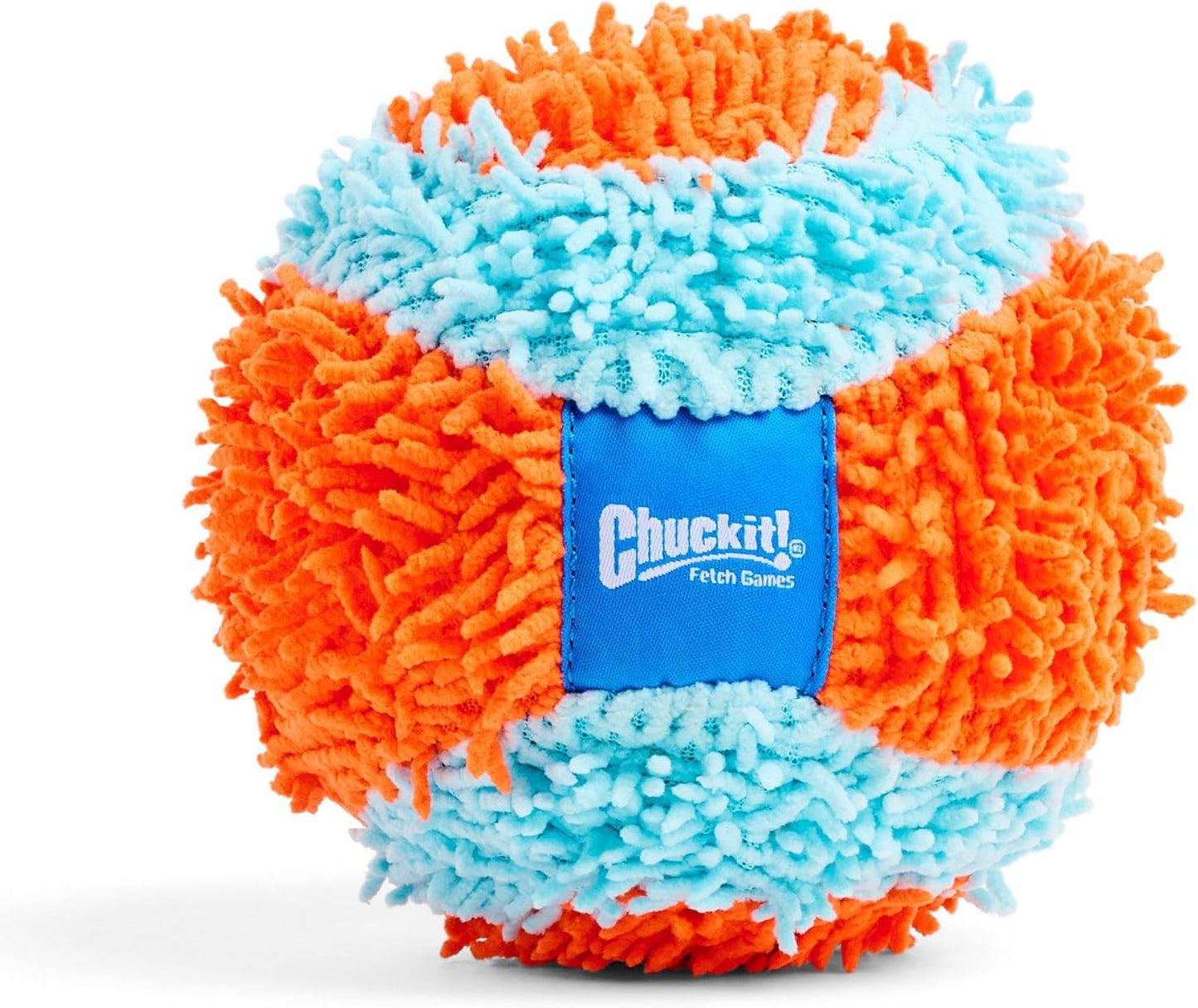 Manufacturer   Chuckit! Indoor Fetch Ball Dog Toy for Dogs - Interactive Dog Toys for Boredom, 4.75 Inch, Orange and Blue    Dog toy