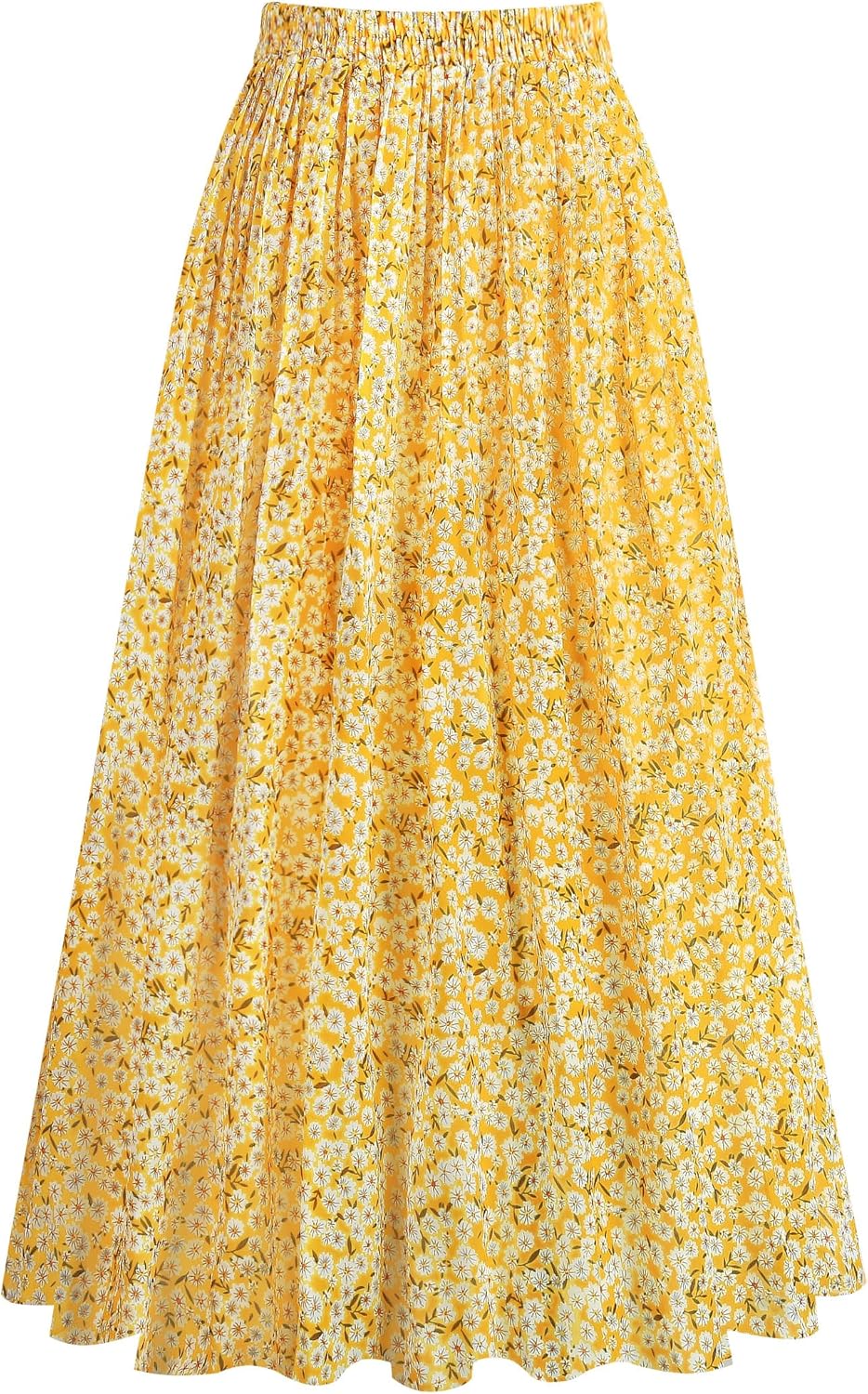 Manufacturer  Kingfancy Women's Pleated Skirt Chiffon Elastic Waist A-Line Midi Length Skirt skirts