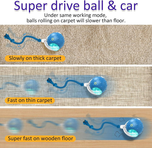 Manufacturer  Interactive Cat Toys Ball for Indoor Cats Fast Rolling on Carpet, Chirping & Motion Activate Cat Toys (Blue)    Cat toy