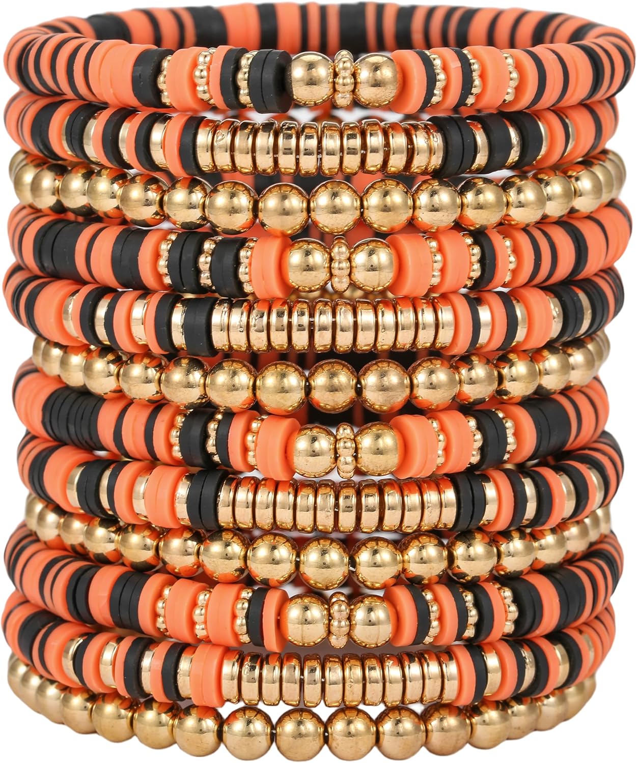 Manufacturer  12pcs Friendship Bracelets Beaded Bracelets Heishi Bracelet Cute Bracelets Stack Vinyl Clay Disc Bead Surfer Stretch Summer Beach Bracelets For Women Preppy Bracelets  bracelets