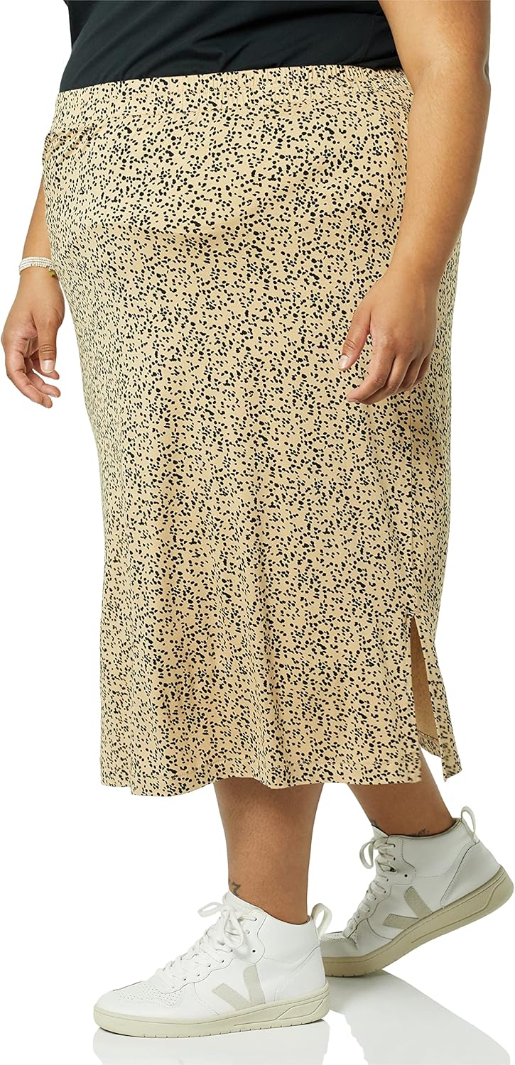 Manufacturer  Women's Pull-On Knit Midi Skirt (Available in Plus Size) dresses