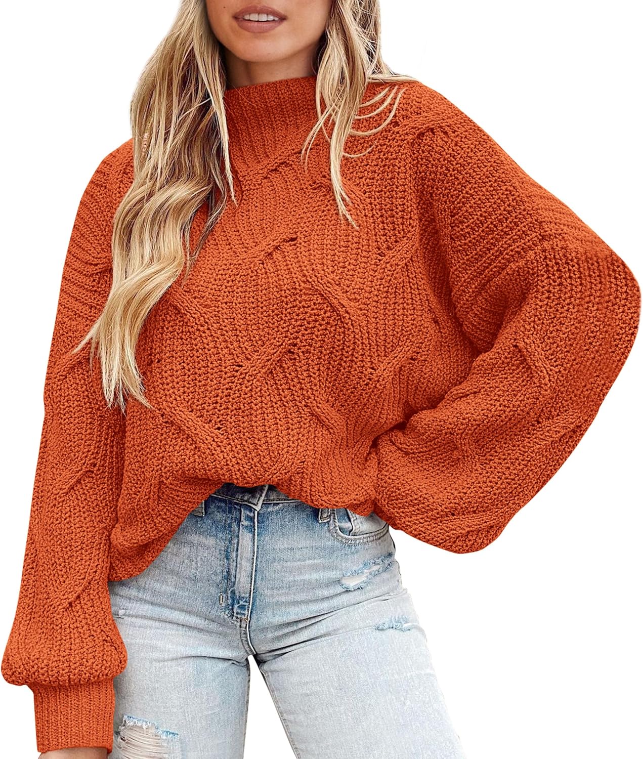 Manufacturer  PRETTYGARDEN Women's Fall Oversized Pullover Sweaters Casual Crewneck Long Sleeve Chunky Cable Knit Tops Winter Clothing   sweaters