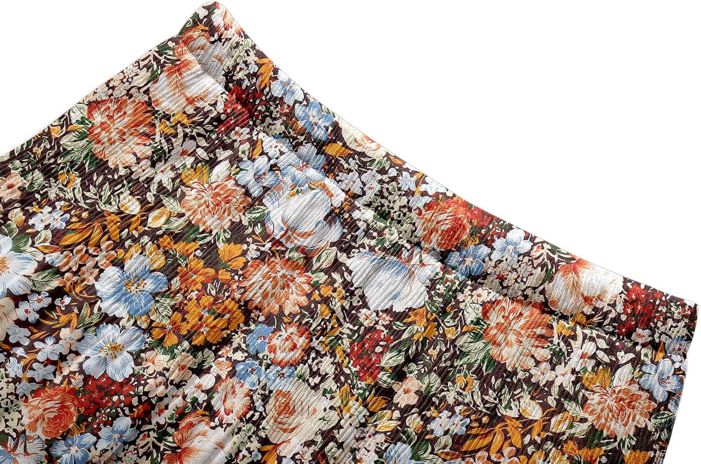 Manufacturer  NASHALYLY Women's Chiffon Elastic High Waist Pleated A-Line Flared Maxi Skirts