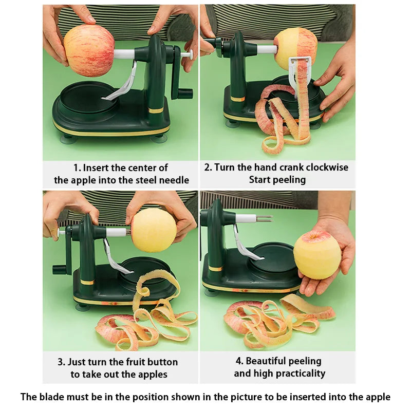 Manufacturer    Manual Apple Peeler Multifunctional Potato Fruit Apples Peeler Stainless Steel Blades Gadgets Food Peeling for Home Kitchen Tool     Kitchen gadgets