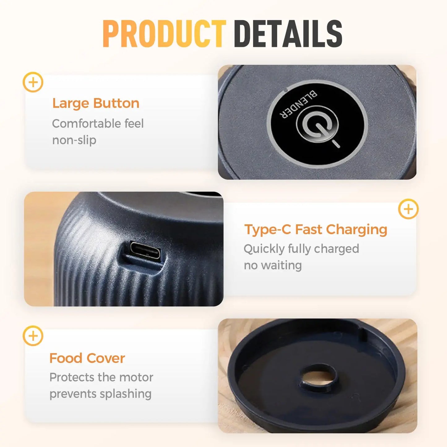 Manufacturer    Electric Garlic Chopper,   New Rechargeable Food Processor for Garlic Ginger Onion Meat Vegetable Chilli, Portable Mini Food     Kitchen gadgets