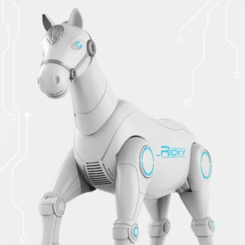 Voice Remote Control RC Smart Robot Animal Horse Intelligent Mechanical Horse With Dancing Singing RC Toys For Boy Kids Gifts