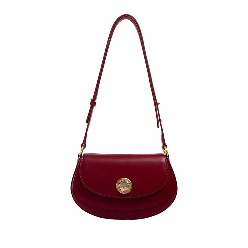 LA FESTIN Original New Crossbody Shoulder Bag Autumn Winter Bag Luxury Retro Square Bag Handbag for Women Saddle Bag