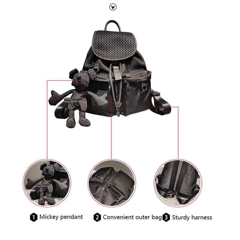 Luxury Brand Woman Backpack New Fashion Shoulder BagFemale Waterproof Knapsack Large Capacity Travel Backpacks Girl School Bag