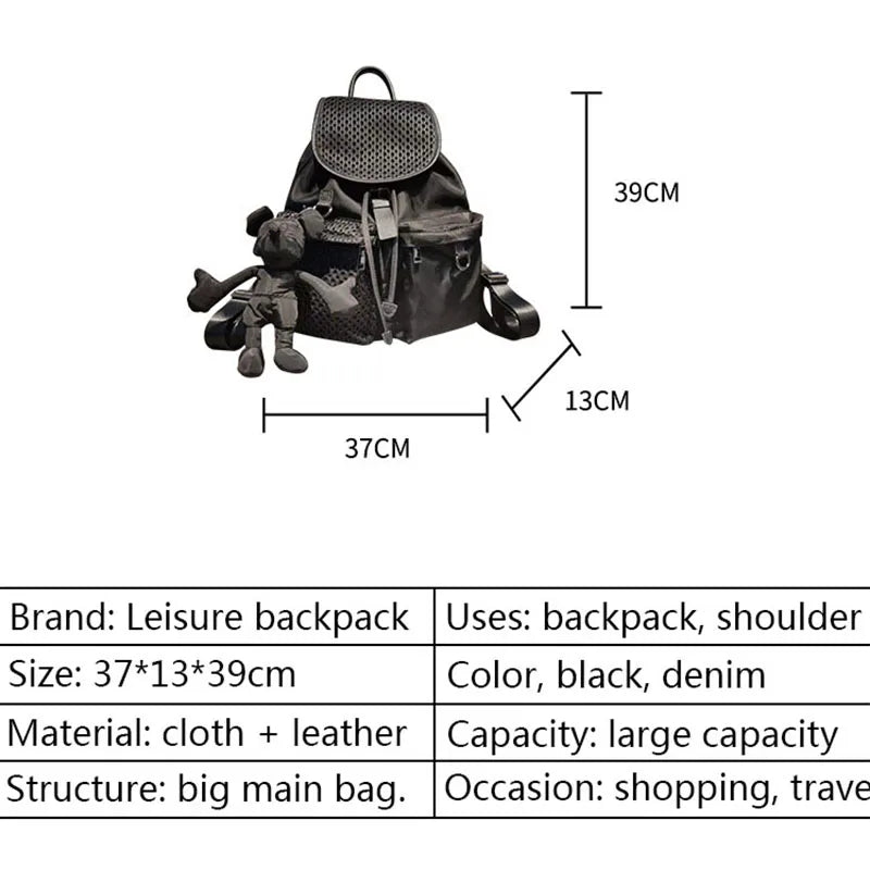 Luxury Brand Woman Backpack New Fashion Shoulder BagFemale Waterproof Knapsack Large Capacity Travel Backpacks Girl School Bag