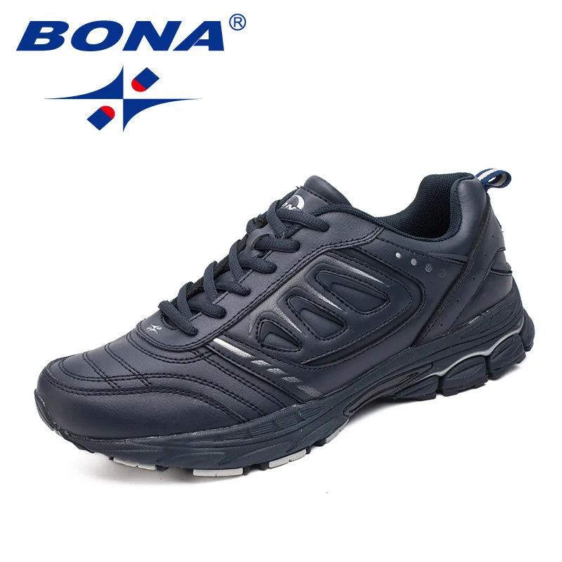 Manufacturer   BONA New Style Men Running Shoes Ourdoor Jogging Trekking Sneakers Lace Up Athletic Shoes Comfortable Light Soft    Sneakers