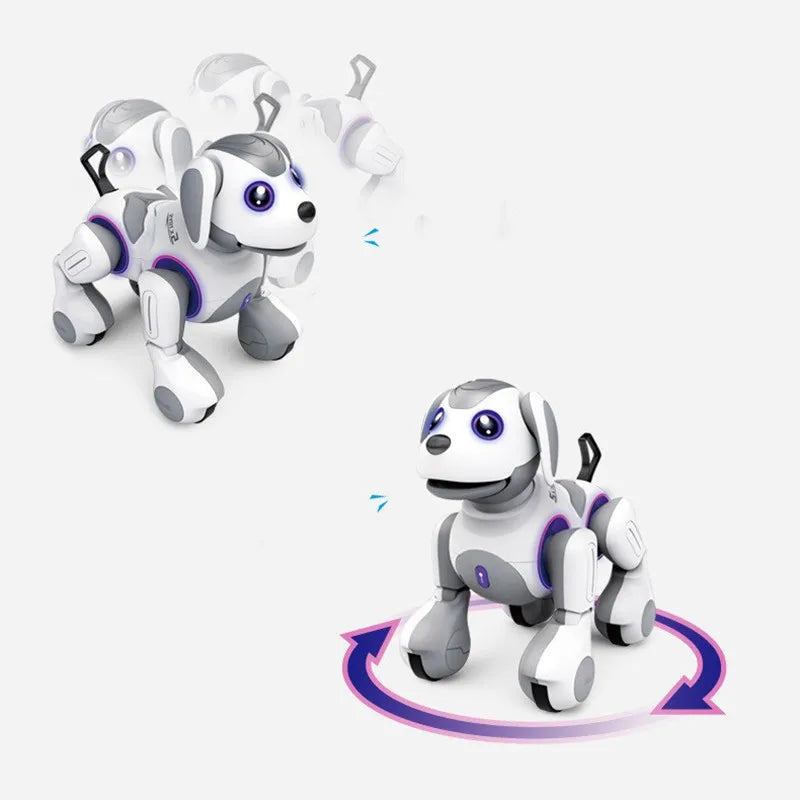High Simulation RC Pet Dog Singing Dancing Walking Shake Head Intelligent Animal Robot Toy Touch Control Dog Kid Friend Pet Toys