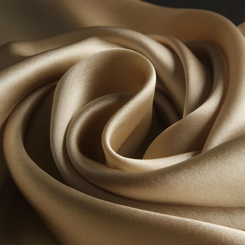 100% Real Silk Scarf Women Luxury Hangzhou Silk Shawl Silk Neckerchief Natural Silk Satin Scarf Luxury Foulard Femme