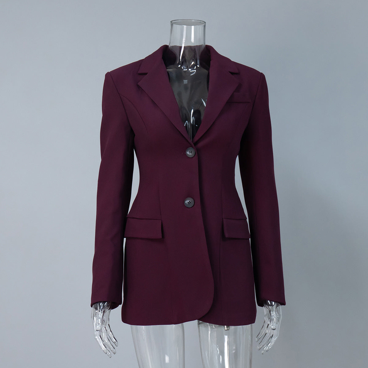 Slim suit women's spring V-neck waist thin suit advanced ins commuter blazer women  suits