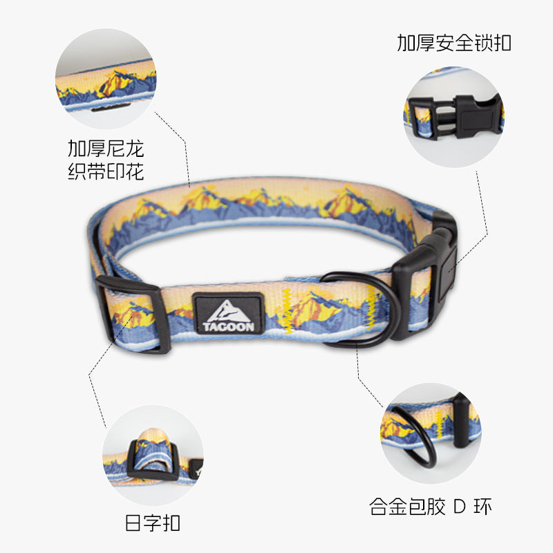 Popular dog leash, retractable dog collar, Rizhao Jinshan thickened nylon anti-bite leash  dog  toy