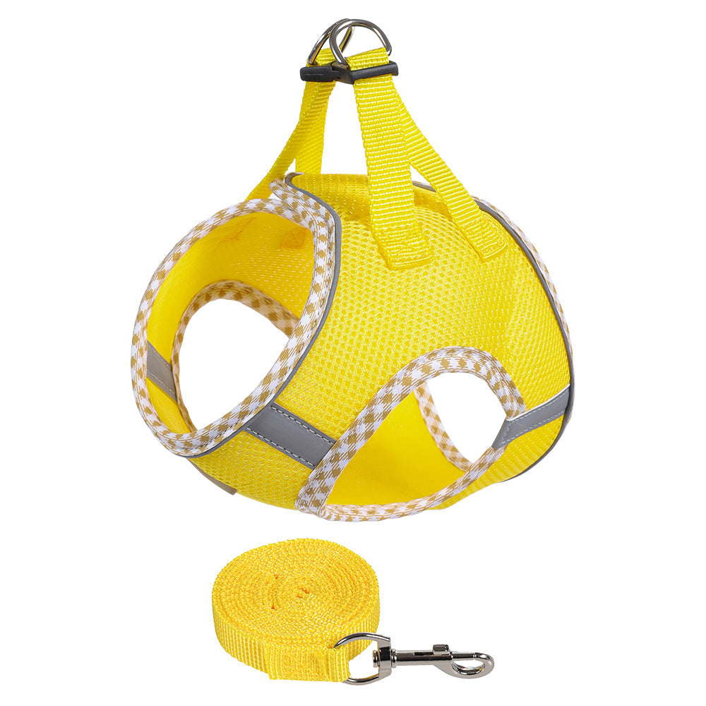 Popular cat leash wrapped pet chest back cat rope anti-break free cat leash spot  cat toy