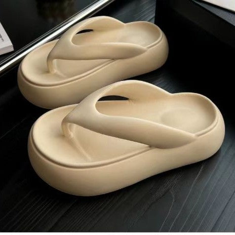 Shirley Mei flip-flops thick-soled slippers spring and summer new cool slippers outer wear high-end flip-flops cross-border explosion